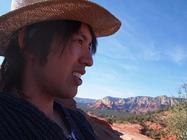 セドナの景色を望む